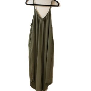 Greenish/Gray Wide Legged Jumpsuit